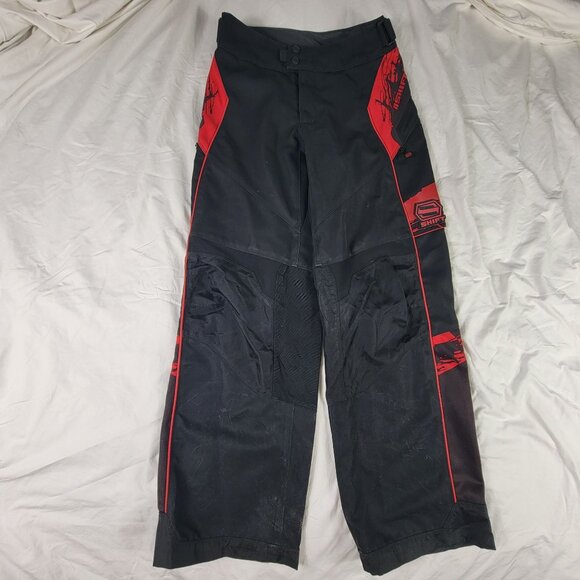 Shift Recon Mens 28 Black Red Recon Riding Pants Motorcycles Motocross Riding - Picture 1 of 7